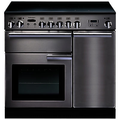 Rangemaster Professional + 90 Electric Range Cooker Stainless Steel